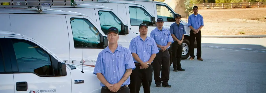KIC Refrigeration crew ready for Mini Split Repair jobs across Brownsville